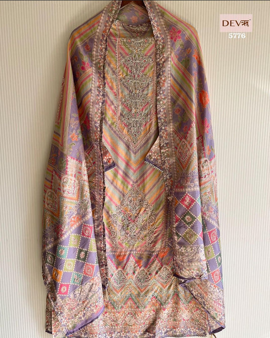 Lavender Karachi Print