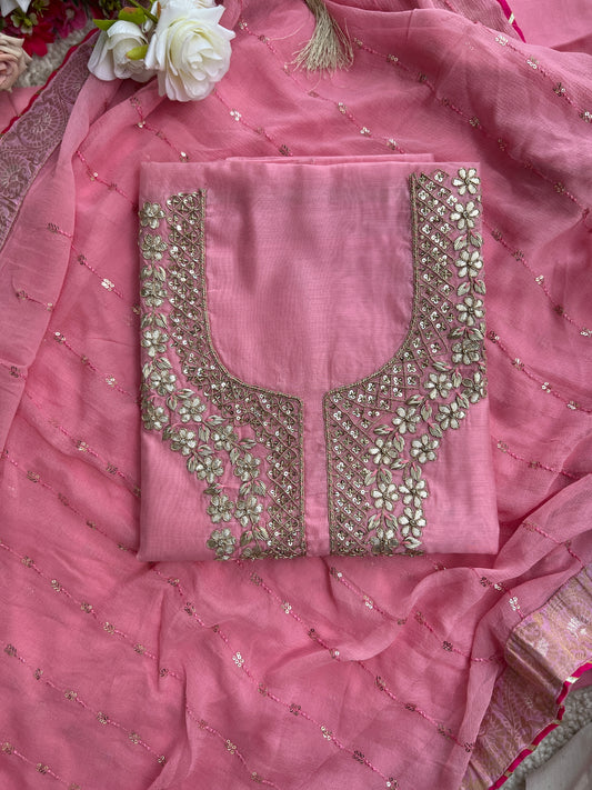 Blush Pink Handwork