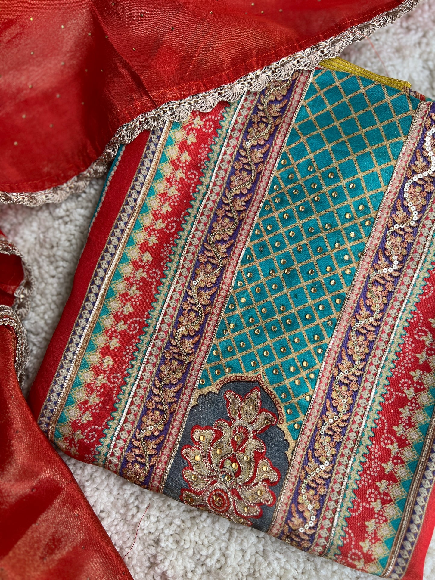 Rust Shimmer Kanjivaram Silk