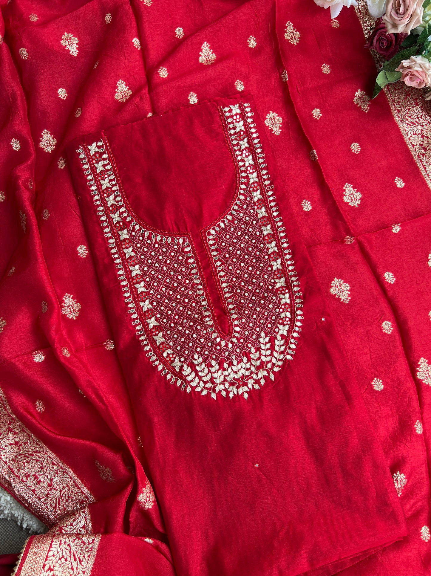 Red Spark Handwork Suit