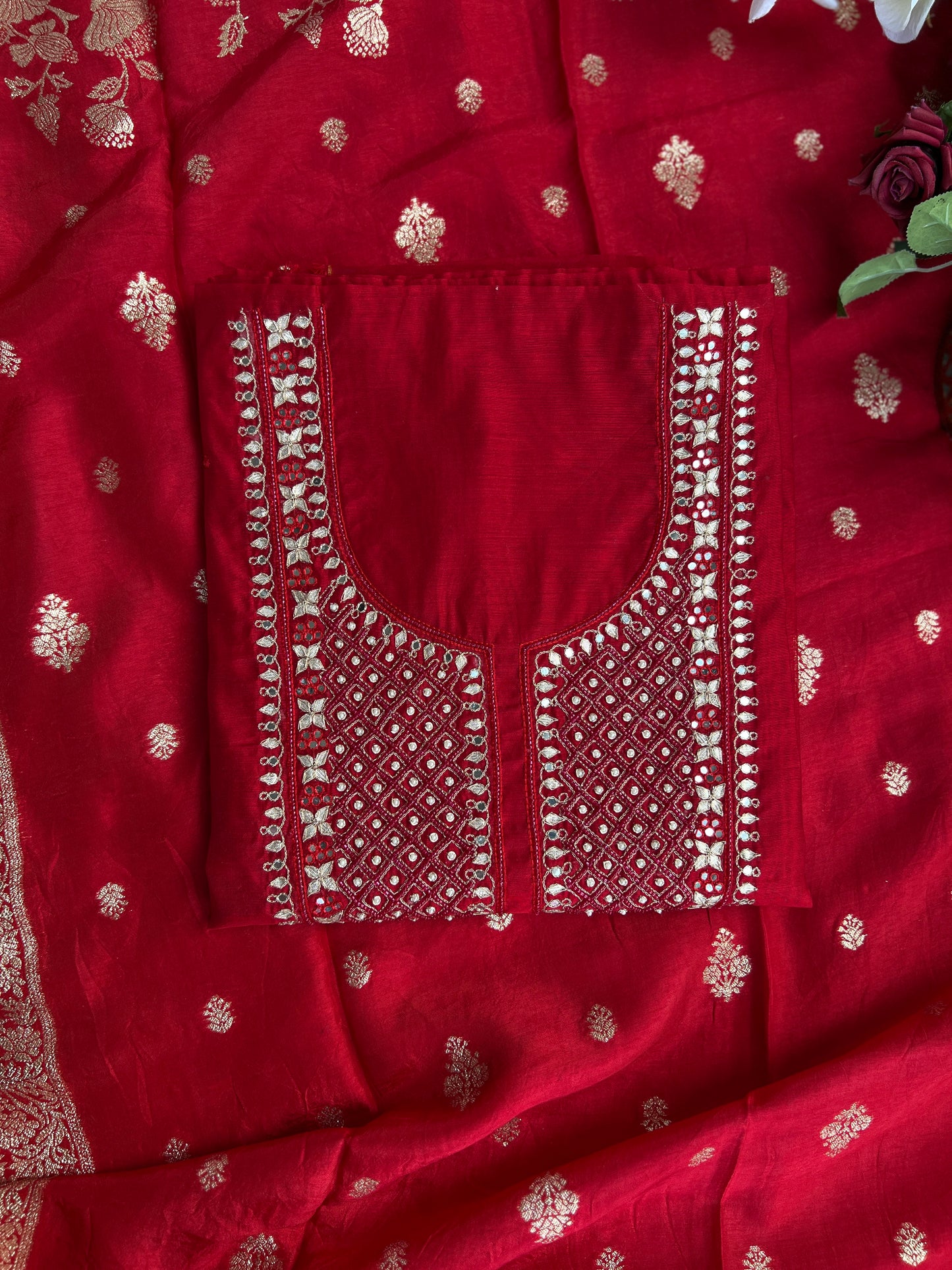 Red Spark Handwork Suit